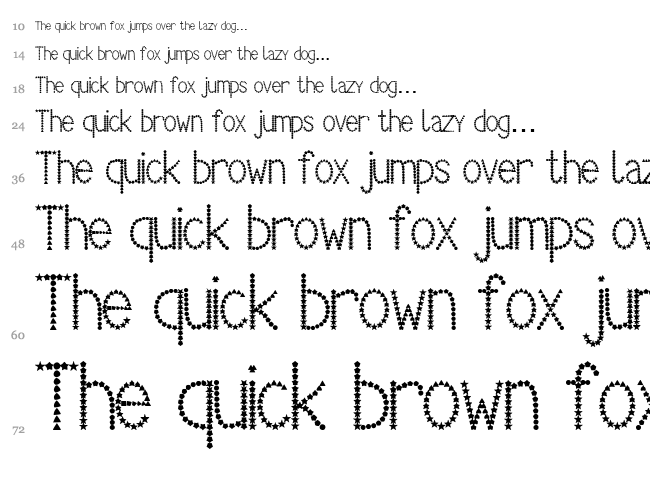 Decor Viper 78 font waterfall